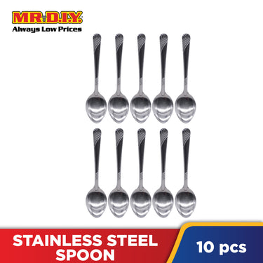 (MR. DIY) Stainless Steel Spoon 10 PCS