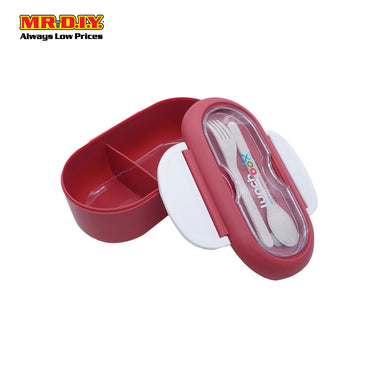 (MR.DIY) Lunch Box With Cutlery Set (1000ml)