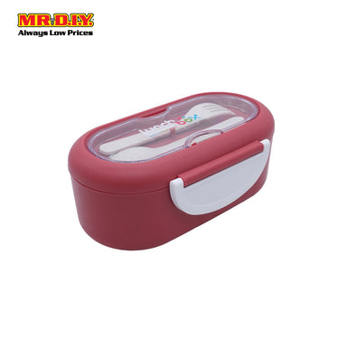 (MR.DIY) Lunch Box With Cutlery Set (1000ml)