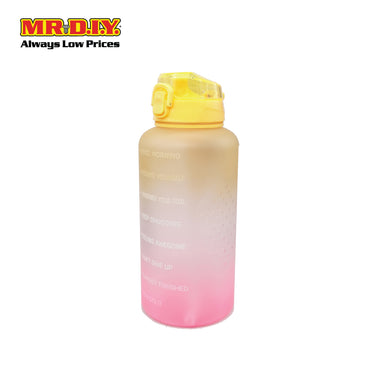 (MR.DIY) Large High Capacity Plastic Water Bottle with Gradient Colors (3.8L)