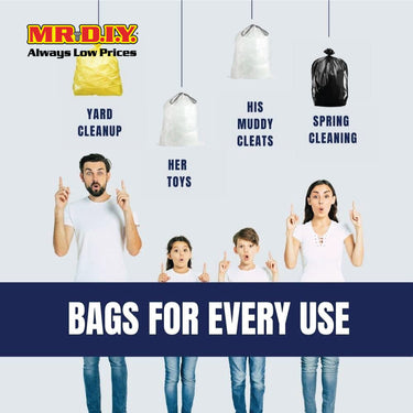 (MR.DIY) Lemon Garbage Bags (L83cm x W67cm)