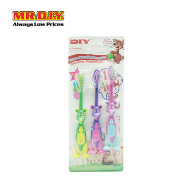 MR.DIY Kangaroo Kids Toothbrush (3pcs)