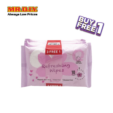 (MR.DIY) Sakura Wipes (10 x 4 packs)