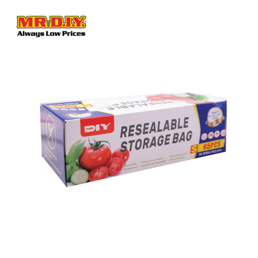 (MR.DIY) Resealable Storage Bag (65 pieces)(16.5x15cm)