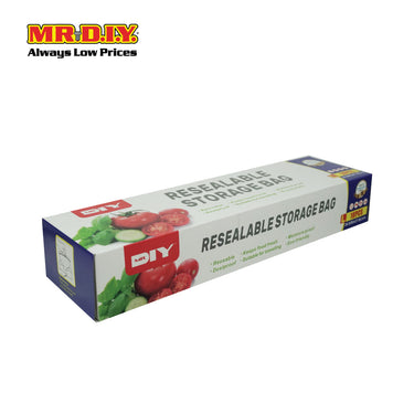 (MR.DIY) Resealable Storage Bag 18pcs (L27.9cm x W26.8cm)