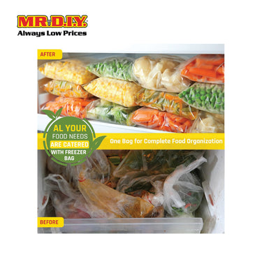 (MR.DIY) Resealable Storage Bag 50pcs (L14cm x W10cm)