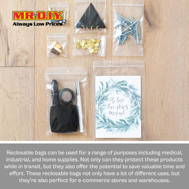 MR.DIY Storage Bag 14x20cm (25pcs)