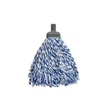 (MR.DIY) Cotton Replacement Floor Round Mop Head (Blue)