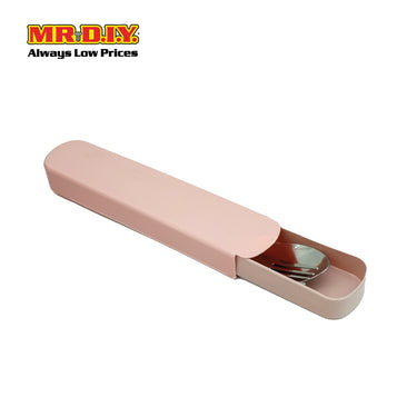 (MR.DIY) Cutlery Set Spoon & Fork With Cover