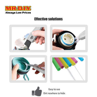 (MR.DIY) Bottle Cap Cleaning 3 In 1 Small Portable Brush (13.5 x 2.3cm)