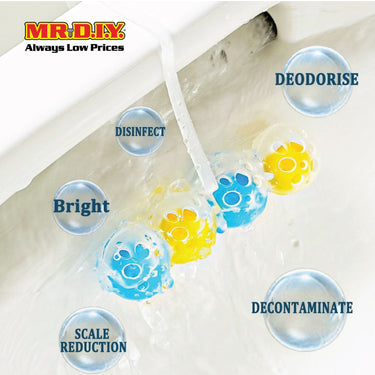 MR.DIY Hanging Toilet Bowl Cleaner Gel Lemon (5pcs)