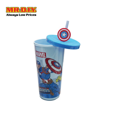 MARVEL Captain America Straw Cup (700ml)