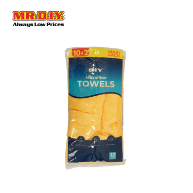 (MR.DIY) Microfiber Cleaning Cloths (12pcs)