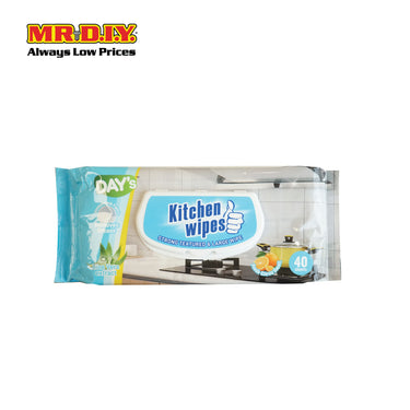 (MR.DIY) Citrus Kitchen Cleaning Wipes (40 Sheets)