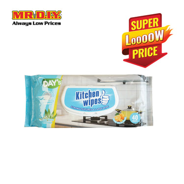 (MR.DIY) Citrus Kitchen Cleaning Wipes (40 Sheets)