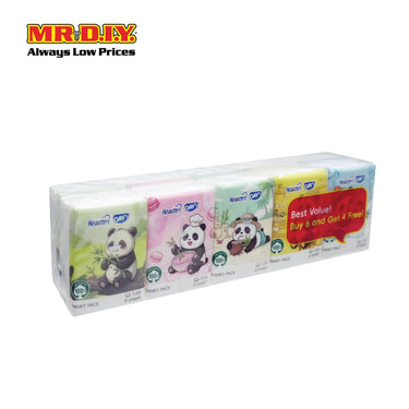 HEARTTEX x DAY'S Hanky Pack 3 PLY 8S X 10 (21cm x 21cm)