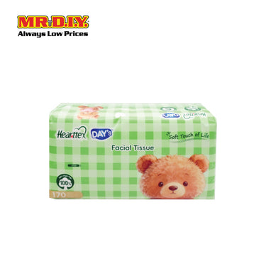 HEARTTEX x DAY'S Facial Tissue 2 PLY 170S (19cm x 18.3cm)