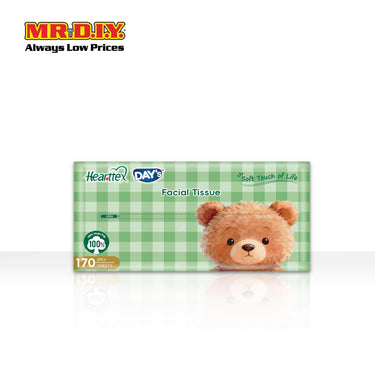 HEARTTEX x DAY'S Facial Tissue 2 PLY 170S (19cm x 18.3cm)