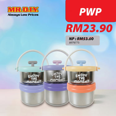 MR.DIY Stainless Steel Lunch Box 1280ML