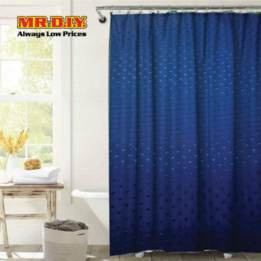 (MR.DIY) Shower Curtain  (180cm x 180cm)