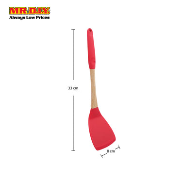 (MR.DIY) AIDAOU Non-Stick Silicone Handle Turner Shovel Spatula B-3304