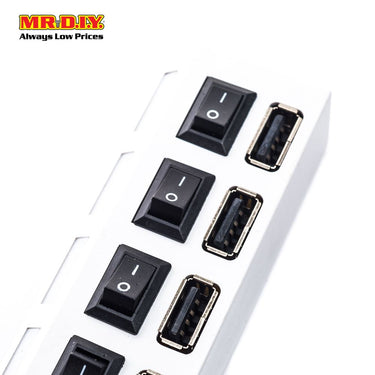 USB Hub 4-On/Off 2.0