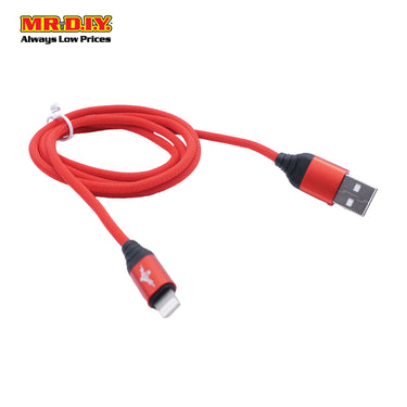 LS Fashion Braided Heavy-Duty iOS USB Fast Charging Data Cable 3.1A (100cm)