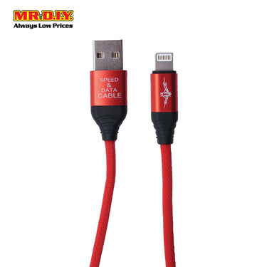 LS Fashion Braided Heavy-Duty iOS USB Fast Charging Data Cable 3.1A (100cm)