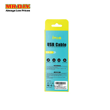 IVON USB IOS Data Cable 2.1A (1m)