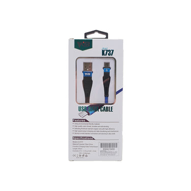 WB Micro-USB Fast Charging and Data Transmitting Cable 3.0A (1m)