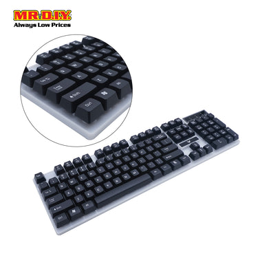 CROWN CMKG-201 MICRO Wired Multimedia Gaming Keyboard with Backlight