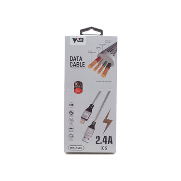 WB Fast Charging Lightning Data Cable 2.4A (1m)
