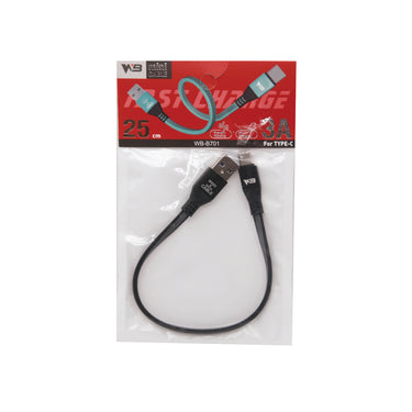 Usb Cable -Typec Wb-B701 25Cm