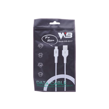 Wb WB-B317 Fast Charging Micro-USB Data Cable 2.4A (1m)