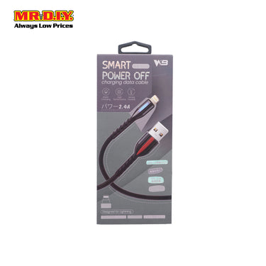 (MR.DIY) Lightning USB 2.0A Smart Power Off Data Cable (1 Meter)