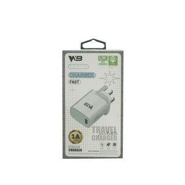 WB Fast Charger 1A Travel USB Type C Adapter 3 Pin (1 Port)