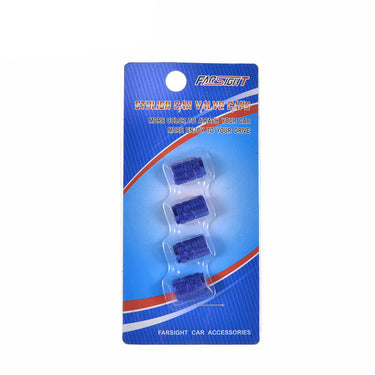 FARSIGHT Stainless Steel Car Tyre's Valves Air Caps (4pcs)