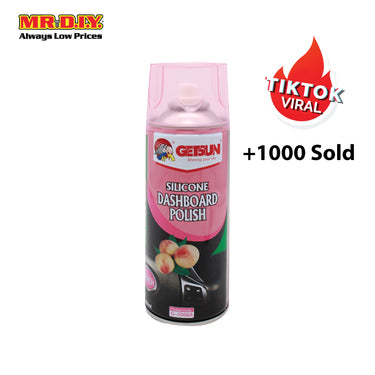 GETSUN Silicone Dashboard Polish Spray Peach Scent (450ml)