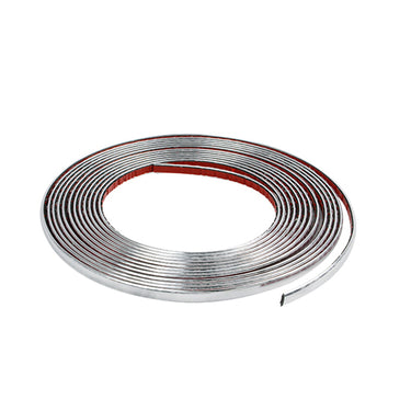 CARSUN Car Decorative Stylish Silver Line Mold (15mm x 6m)