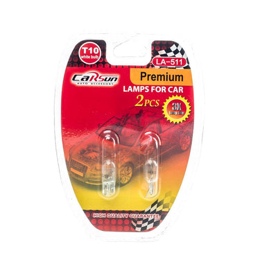 CARSUN Premium Lamp (T10) Yellow (2pc)