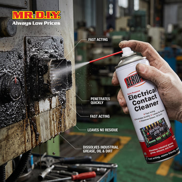 AEROPAK Multi-Purpose Electrical Contact Spray Cleaner (500ml)