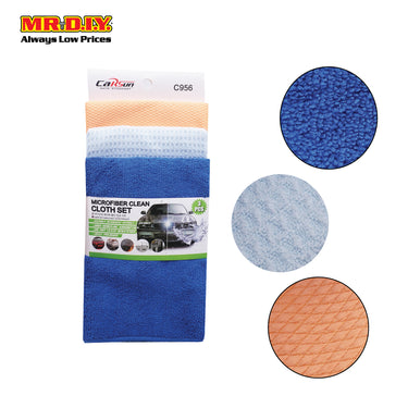 CARSUN Cleaning Microfiber Cloth 3pcs (40cm X 40cm)