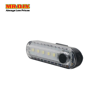 (MR.DIY) USB Rechargable Bicycle LED Front Light Equipment (11cm x 9cm x 4cm)