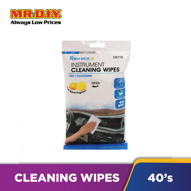 (MR.DIY) Cleaning Car Care Disposable Tissue Wet (40pcs)