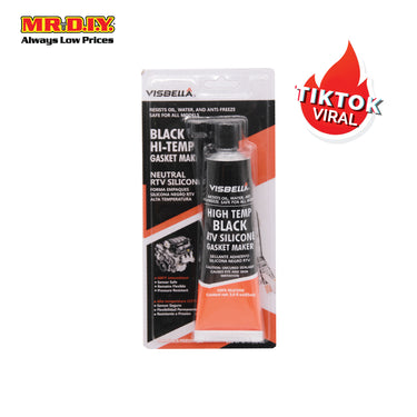 VISBELLA High Temp Black RTV Silicone Gasket Maker GN0085BK4A (85ml)