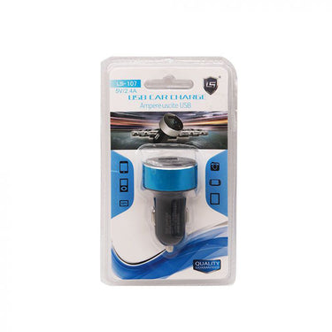 LS Premium USB Port Car Charger 2.4A (2 Ports)
