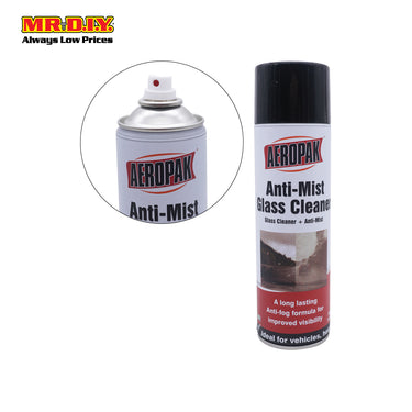 AEROPAK Anti-Mist Glass Spray Cleaner