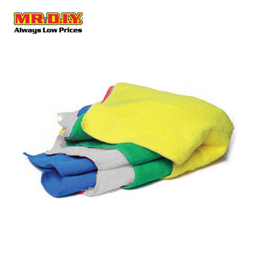 FIRSD Multi-use Cleaning Coral Fabric Cloth 5pcs (35cm X 35cm)