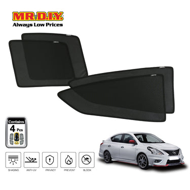 SHENGGE Car Fit Sunshade ALMERA 2013 Set (4 pieces)