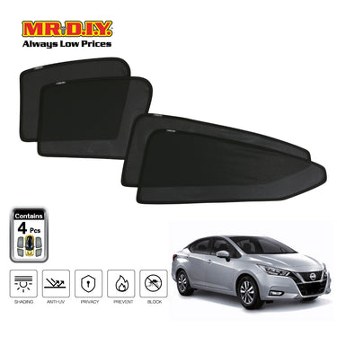 SHENGGE Car Fit Sunshade ALMERA 2020 Set (4 pieces)